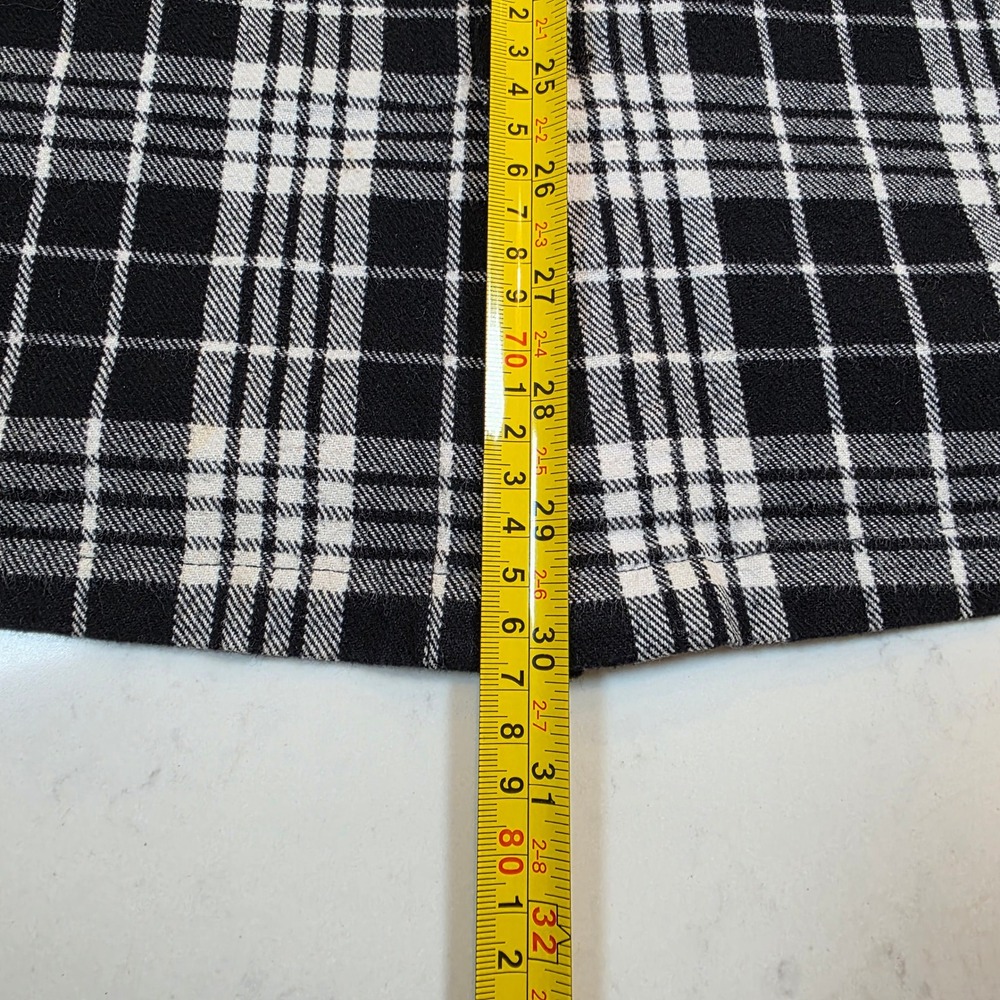 Slate & Stone Plaid Flannel Button Down‎ XL Black White Long Sleeve RN139748 - Picture 5 of 9